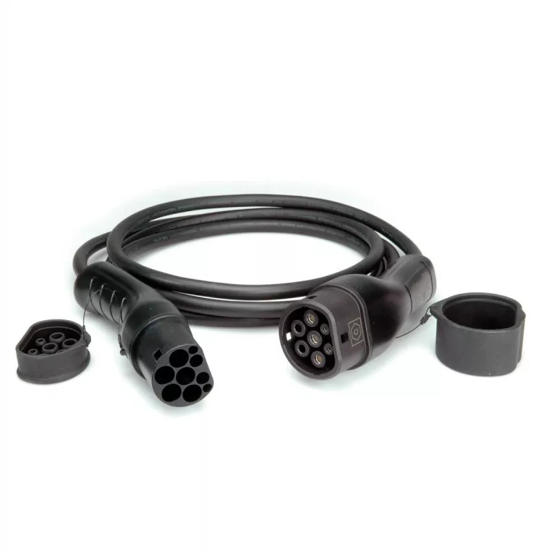 ROLINE cable de carga para vehículos eléctricos negro Type 2 3m 7,4kW 32A