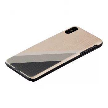 Funda para móvil man and wood para iPhone XS Max — traje gris, negro