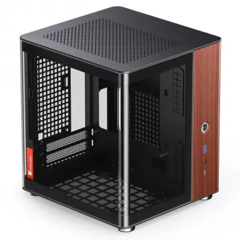 Caja de PC Jonsbo TK-0, Mini-Tower, Mini-ITX, Negra