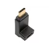 Tripp Eaton Tripp Lite Series adaptador convertidor USB-C a USB Type-C en ángulo recto M/H 10Gbps 3A - adaptador USB - 24 pines USB-C (M)