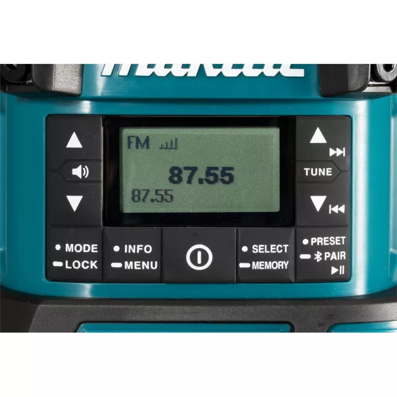 Makita DMR056 Radio Portátil Analógica y Digital Negro, Azul