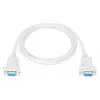 Cable de conexión módem nulo Assmann. D-Sub9 H/H. 1,8 m. Carcasa de clip. beige (AK-610100-018-E)