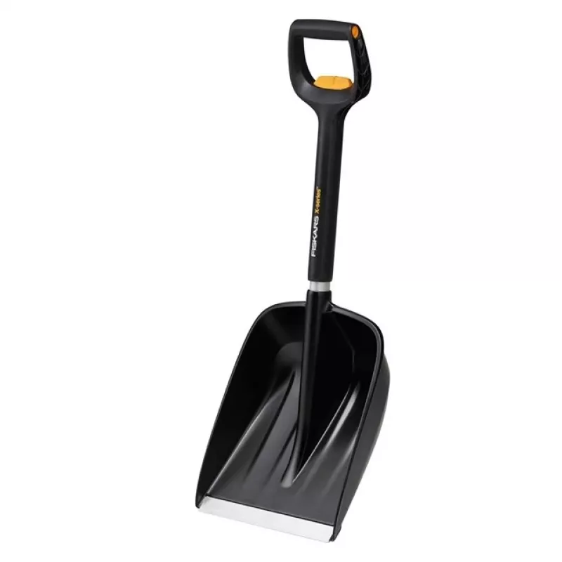Pala para nieve con mango telescópico Fiskars X-SERIES