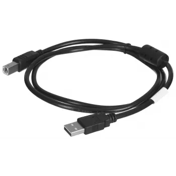 Cable USB Lanberg CA-USBA-11CC-0010-BK 1 m 2.0 USB B negro