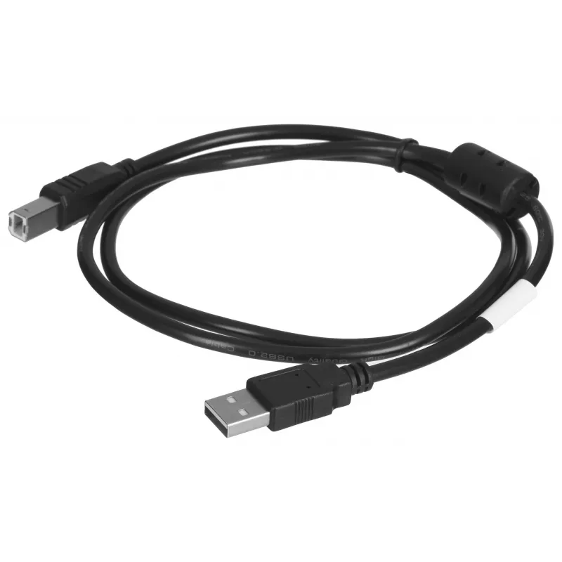 Cable USB Lanberg CA-USBA-11CC-0010-BK 1 m 2.0 USB B negro