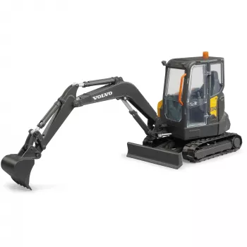 Vehículo de modelismo BRUDER — Volvo ECR40 miniexcavadora compacta (juguete) de BRUDER, modelo 02465