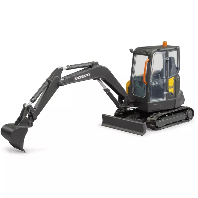 Vehículo de modelismo BRUDER — Volvo ECR40 miniexcavadora compacta (juguete) de BRUDER, modelo 02465