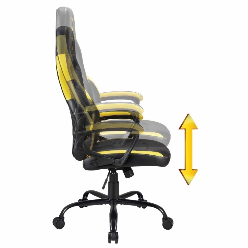 Silla gaming para PC Subsonic SA5642-B1 asiento acolchado negro amarillo 120 kg