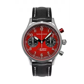 Reloj de pulsera Bauhaus Aviation Eurofighter 25765, caja de 41 mm, indicación analógica