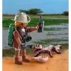 Playmobil Special Plus investigador con cría de caimán set de juego