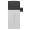 Transcend JetFlash Mobile 380 - Unidad flash USB - 16 GB - USB 2.0 - plateado (TS16GJF380S)