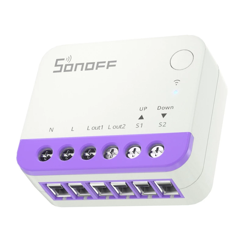 Interruptor inteligente mini WiFi Sonoff MINI-RBS — diseño compacto, control remoto por Wi-Fi