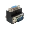 Adaptador Delock VGA conector macho/hembra 90° en ángulo (65171)