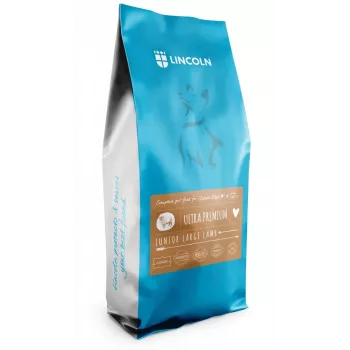 Pienso para perros Lincoln Junior cordero con arroz 12 kg