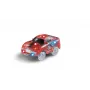 Set de vehículo de juguete y vías Amewi 100614 con funcionamiento a pilas AA (2 × AA), multicolor rojo