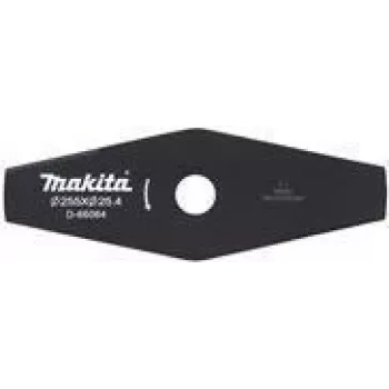 Makita - cuchilla para desbrozadora - para malas hierbas, hierba seca - 255 mm - 2 dientes - para P/N: DUR368AZ (D-66064)