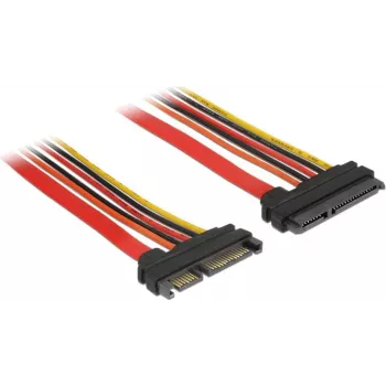 Cable SATA DeLOCK 84919 0,3 m SATA 22 pines negro naranja rojo amarillo