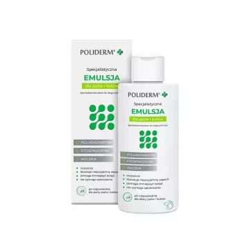 Acondicionador JM Sante Poliderm 140 ml — emulsión para piel propensa a inflamaciones de perros y gatos, alivia el picor, cuidado de la caspa