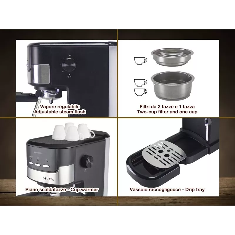 Cafetera Beper 1,25L P101CAF100
