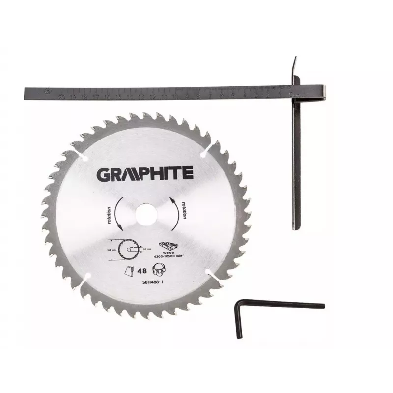 Sierra circular Graphite 58G488 1200 W 185 mm