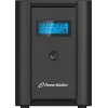 PowerWalker VI 1200 SHL SAI line-interactive 1200 VA (1,2 kVA), 600 W, 4 salidas (2x Schuko, 2x IEC C13), USB, LCD, negro