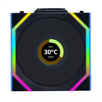 Lian Li UNI FAN SL Wireless LCD 120 12 cm Negro 31 dB 51,45 cfm