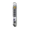 Protector de sobretensión Qoltec 50166 gris 6 tomas AC 230V 3m