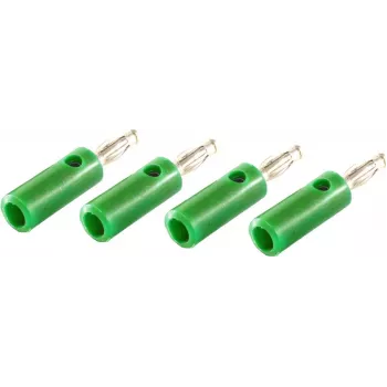 Conector banana shiverpeaks BS56200-4G verde (BS56200-4G)