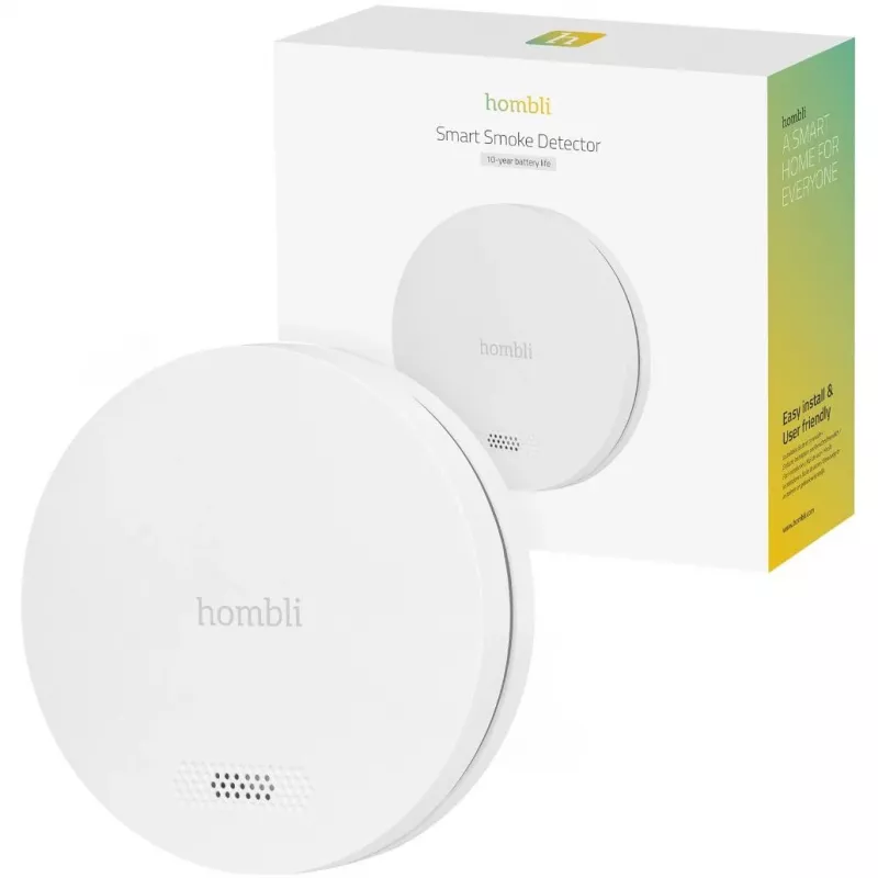 Detector de reflexión fotoeléctrico Hombli HBSA-0109 inalámbrico blanco