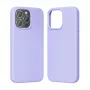 Funda para móvil Vention Silicone Case KUFV0-40 para iPhone 15 Pro Max, Lila, silicona tacto suave ajuste delgado