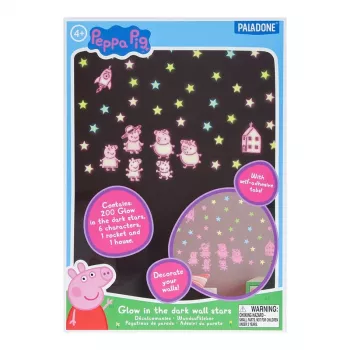 Pegatinas de pared Hasbro Peppa Pig PP13870PP Glow in the Dark Stars