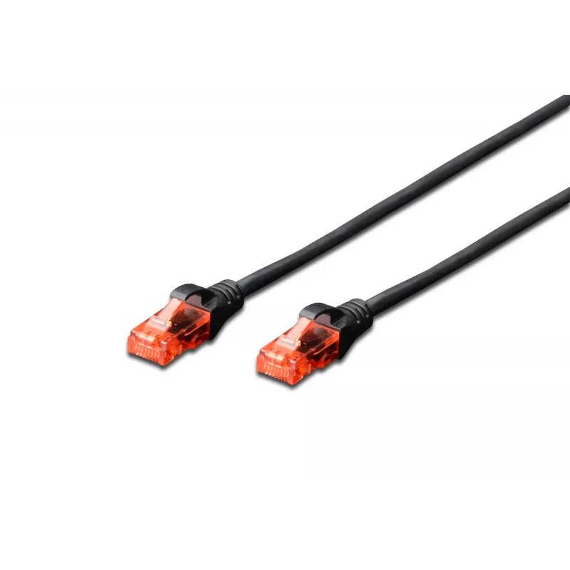 Cable de parcheo Digitus CAT 6 U/UTP LSZH DK-1617-0025/BL
