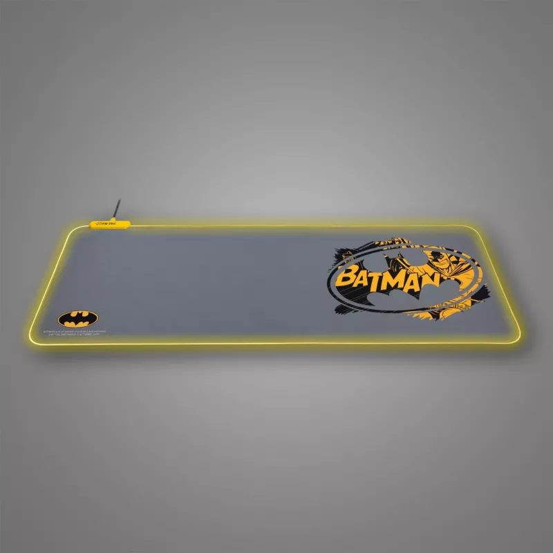 FR-TEC BATPCMPAD Alfombrilla gaming Alfombrilla Negro - Gris - Amarillo (BATPCMPAD)