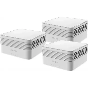 Strong MESHTRIAX3000 Sistema Wi-Fi Mesh de doble banda (2,4 GHz/5 GHz) Wi-Fi 6 (802.11ax) Blanco 3 Interno (MESHTRIAX3000)