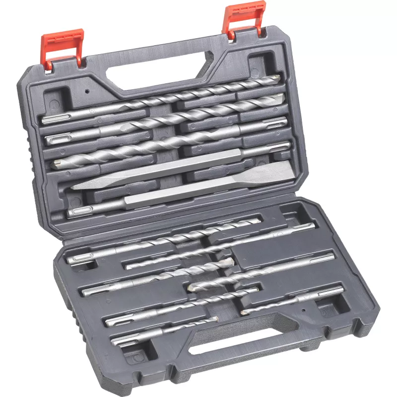 Martillo perforador a batería EINHELL Power X-Change TE‑HD 18 Li, 18V, Li‑Ion 4,0 Ah Plus, con set de brocas y cinceles