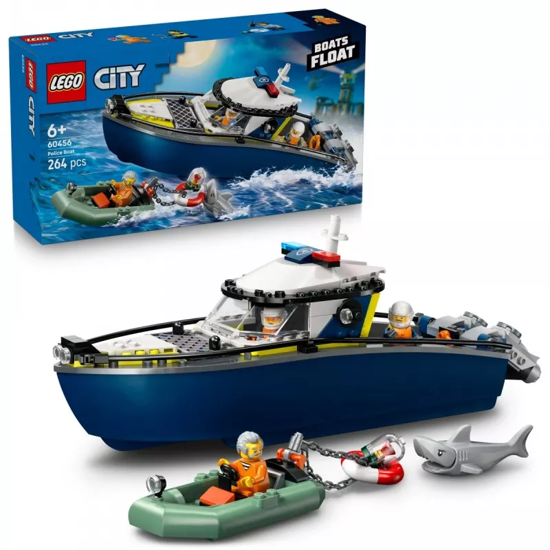 LEGO CITY 60456 Persecución en lancha de la policía