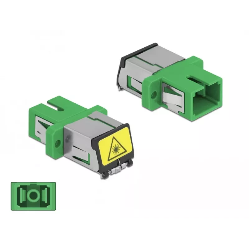 Acoplador de fibra óptica DeLOCK 86887 SC simplex conector hembra a SC simplex conector hembra