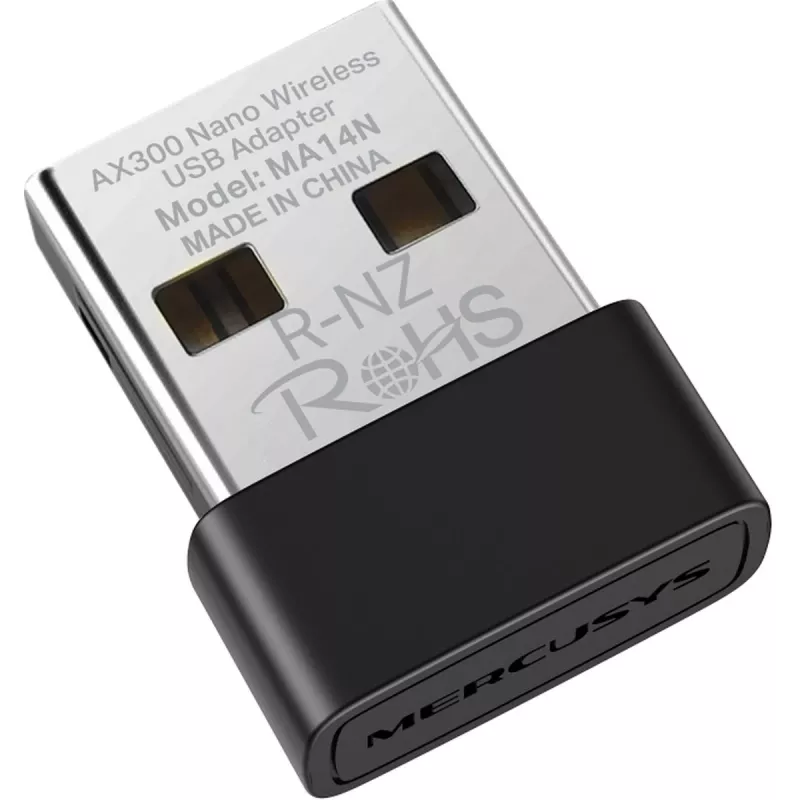 Mercusys MA14N AX3000 Nano adaptador USB Wi-Fi, hasta 287 Mbps