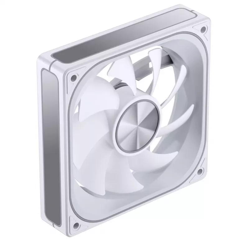 Ventilador de refrigeración PWM ARGB de 120 mm Jonsbo ZA-120 blanco — modelo ZA-120W, control PWM, iluminación ARGB