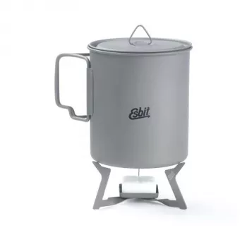 Esbit olla de titanio para camping y viajes