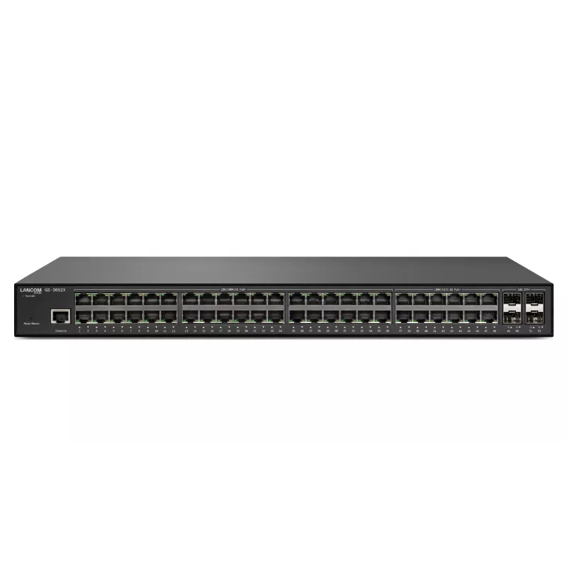 Lancom GS-3628XUP, L3, 2.5G Ethernet (100/1000/2500), Power over Ethernet (PoE), instalación en rack, 1U