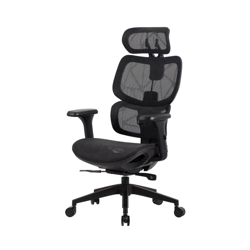 Silla de oficina gaming Onex | Ventra Premium malla transpirable | negra