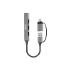 PORT CONNECT | HUB USB-C/USB-A 4 puertos USB-A 3.0 5Gbps | 900160