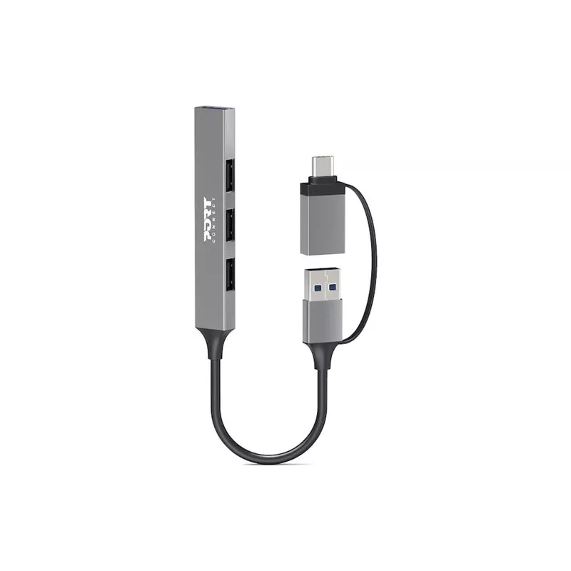 PORT CONNECT | HUB USB-C/USB-A 4 puertos USB-A 3.0 5Gbps | 900160