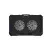Base refrigeradora para portátil FURY GUNBAI G3 14,1–17,3 pulgadas con 2 ventiladores, iluminación RGB, 2× USB