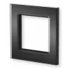eQ-3 Homematic IP Marco de cristal simple, negro (162148A1)