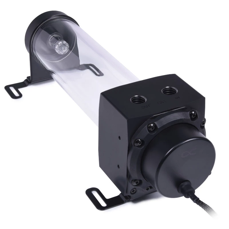Bomba y depósito Alphacool 15381 acrílico aluminio plástico negro transparente