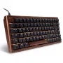 Teclado Sharkoon 100068081 Home USB QWERTZ alemán negro madera 75%