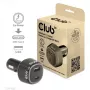 Cargador de coche para portátil CLUB3D 63 vatios, Coche, Mechero, 24 V, Negro