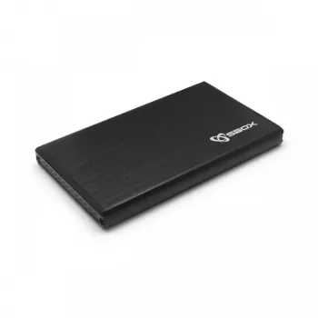 Carcasa externa para HDD Sbox HDC-2562B 2,5 pulgadas Blackberry negro